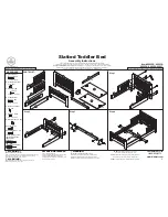 Предварительный просмотр 1 страницы KidKraft Slatted Toddler Bed Assembly Instructions