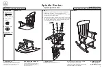 KidKraft Spindle Rocker 18301A Assembly Instructions предпросмотр