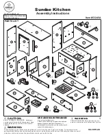 Предварительный просмотр 1 страницы KidKraft Sundae Kitchen 53245A Assembly Instructions Manual