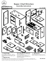 KidKraft super chef 53246 Assembly Instructions Manual предпросмотр