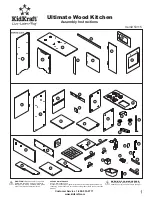 KidKraft Ultimate Wood Kitchen 53115 Assembly Instructions Manual preview