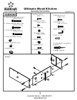 Preview for 2 page of KidKraft Ultimate Wood Kitchen 53115 Assembly Instructions Manual