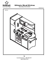 Preview for 15 page of KidKraft Ultimate Wood Kitchen 53115 Assembly Instructions Manual