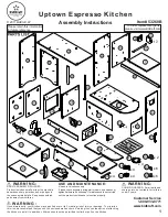 Предварительный просмотр 1 страницы KidKraft Uptown Espresso Kitchen 53260B Assembly Instructions Manual