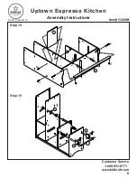 Предварительный просмотр 6 страницы KidKraft Uptown Espresso Kitchen 53260B Assembly Instructions Manual