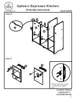 Предварительный просмотр 7 страницы KidKraft Uptown Espresso Kitchen 53260B Assembly Instructions Manual