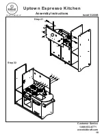 Предварительный просмотр 10 страницы KidKraft Uptown Espresso Kitchen 53260B Assembly Instructions Manual