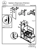 Предварительный просмотр 11 страницы KidKraft Uptown Espresso Kitchen 53260B Assembly Instructions Manual