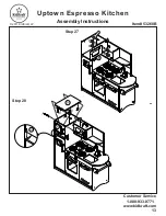 Предварительный просмотр 13 страницы KidKraft Uptown Espresso Kitchen 53260B Assembly Instructions Manual