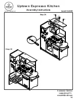 Предварительный просмотр 14 страницы KidKraft Uptown Espresso Kitchen 53260B Assembly Instructions Manual