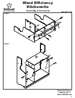 Preview for 3 page of KidKraft Wood Efficiency Kitchenette 53111A Assembly Instructions Manual