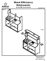 Preview for 5 page of KidKraft Wood Efficiency Kitchenette 53111A Assembly Instructions Manual