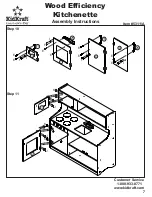 Preview for 7 page of KidKraft Wood Efficiency Kitchenette 53111A Assembly Instructions Manual