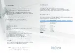 Preview for 2 page of KIDPRO Monofilament net User Manual And Warranty