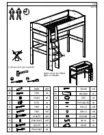 Preview for 1 page of Kids Avenue Urban high sleeper bed Assembly Manual