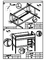 Preview for 4 page of Kids Avenue Urban high sleeper bed Assembly Manual