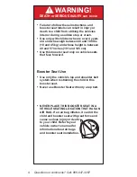 Preview for 4 page of Kids Embrace TODDLER BOOSTER CAR SEAT Instruction Manual