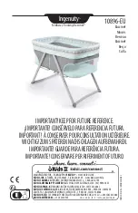 Preview for 1 page of Kids II ingenuity FoldAway Rocking Bassinet 10896 Manual