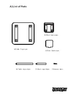 Preview for 2 page of Kidsaw Giganotsaurus-Table 2 Chairs Assembly Instruction