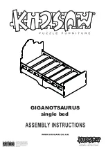 Kidsaw GIGANOTSAURUS Assembly Instructions preview