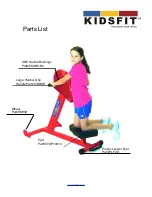 Предварительный просмотр 2 страницы KIDSFIT Cardio Kids 667 Elementary Owner'S Manual