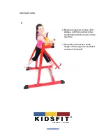 Предварительный просмотр 4 страницы KIDSFIT Cardio Kids 690 Elementary Moonwalker Owner'S Manual