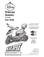 Предварительный просмотр 1 страницы KidTrax KT1024WM Princess Scooter User Manual