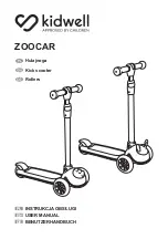 Предварительный просмотр 1 страницы KIDWELL ZOOCAR User Manual