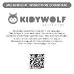 Предварительный просмотр 6 страницы KIDYWOLF KIDYLIGHT Quick Start Manual