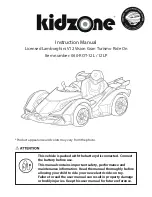 Предварительный просмотр 1 страницы Kidzone 060-ROT-12L Instruction Manual