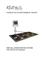Kidzpace Kidz Dance Installation Instructions Manual preview