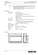 Предварительный просмотр 3 страницы Kieback&Peter FBG132-FTL Manual