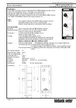 Предварительный просмотр 3 страницы Kieback&Peter FSM21 Device Description