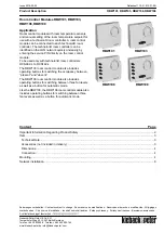 Предварительный просмотр 1 страницы Kieback&Peter RBW101 Product Description