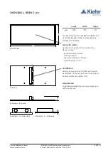 Предварительный просмотр 9 страницы Kiefer INDUSAIL SONIC air Technical Information