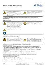 Предварительный просмотр 30 страницы Kiefer INDUSAIL SONIC air Technical Information