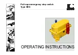 Preview for 1 page of Kiepe Elektrik SEG Operating Instructions Manual