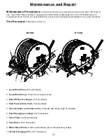 Preview for 22 page of KIFCO Water-Reel B110G Operator'S Manual