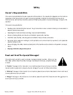 Preview for 4 page of KIFCO WATER-REEL E 210L Operator'S Manual