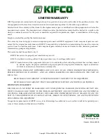 Preview for 33 page of KIFCO WATER-REEL E 210L Operator'S Manual