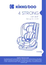 KIKKA BOO 4 STRONG Instructions For Use Manual preview