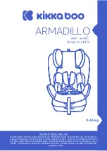 KIKKA BOO ARMADILLO Instructions For Use Manual preview