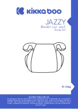 KIKKA BOO Jazzy Instructions For Use Manual preview
