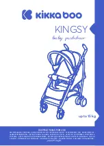 Предварительный просмотр 1 страницы KIKKA BOO KINGSY Instructions For Use Manual