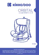 KIKKA BOO ORBITAL Instructions For Use Manual preview