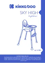 KIKKA BOO SKY HIGH Instructions For Use Manual preview