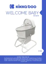 KIKKA BOO WELCOME BABY Instructions For Use Manual preview