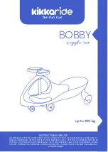 kikkaride BOBBY Instructions For Use Manual preview