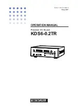 Предварительный просмотр 1 страницы Kikusui KDS6-0.2TR Operation Manual