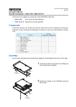 Предварительный просмотр 3 страницы Kikusui KRA3-T0S Instruction Manual